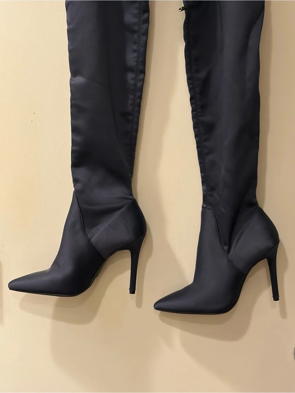 Jessica Simpson Navy Over-the-Knee Stiletto Boots